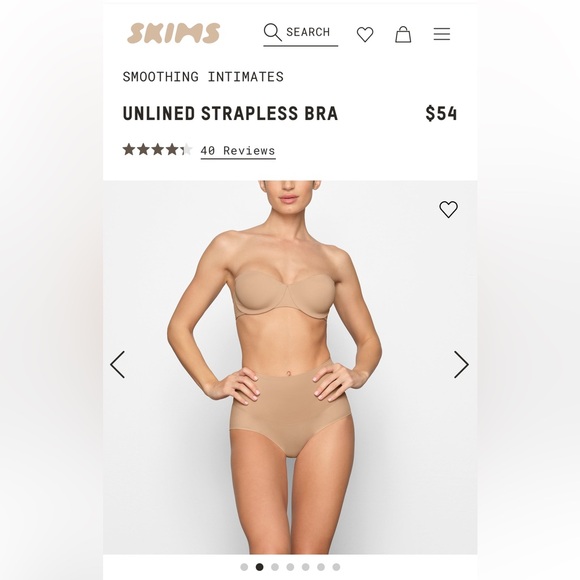 *New With Tags* SKIMS - Smoothing Intimates, Strapless Bra - Picture 2 of 7